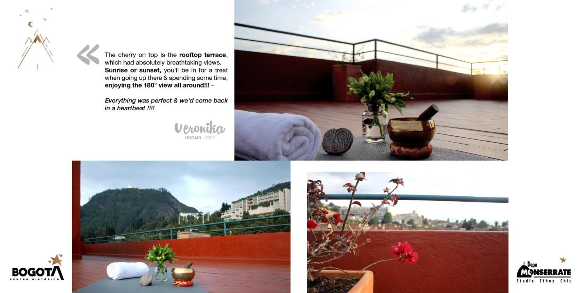 Depa Monserrate - Charming Historic Nest With Breathtaking Mountain Views - Apartaestudio Bogota Bagian luar foto
